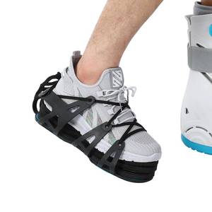 lot 5972 image: Shoe Lift Shoe Balancer for Walking Boot Use with Fracture Boots or Leg Length Discrepancy 3 Adjustable Heights for Gait Improvement Shoe Leveler Shoe Riser for Men & Women, Unisex, Left or Right Foot, Anti-Slip Design