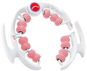 lot 6293 image: MZDXJ Cellulite Massage Tool - Lymphatic Drainage Massager - Muscle Roller, Deep Fascia Massage, Dimpled Skin Removal, LegsThighsButtocks, Anti-Cellulite Roller, Smooth Skin (14 Wheel - Pink)