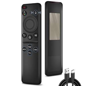 lot 6302 image: Replacement for Samsung TV Remote, for All 2019-2025 Samsung Remote Control for Smart TV with Voice Control, with Rechargeable Solarcell, USB-C Charging