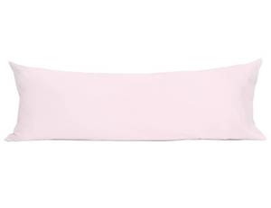 lot 6305 image: Sunflower Body Pillowcase Cotton Long Pillow Cover 1 Pack, Light Pink