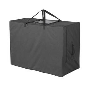 lot 6353 image: Cuddly Nest Folding Mattress Storage Bag Fits 4 Narrow Twin & Cot, Black