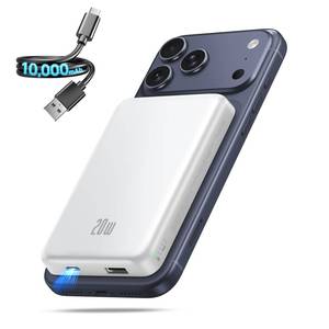 lot 6355 image: Portable Charger for Magsafe Power Bank, 10000mAh Magnetic Phone Charger