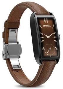 lot 6357 image: Elegant Smart Watch for Women AMOLED Fitness Tracker with Leather Band