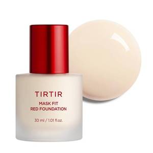 lot 6413 image: TIRTIR Mask Fit Red Foundation��Long Lasting Flawless Coverage, Energy Essence, Lightweight, Hydrating, Pore-Blurring, Breathable Satin Finish, Makeup, Radiant Skin, #13N Fair Ivory, 1.01 Fl Oz