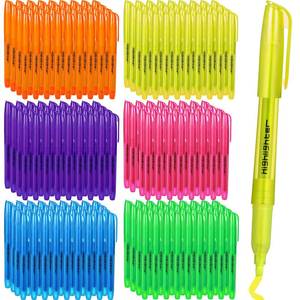 lot 7436 image: Thenshop 240 Pcs Highlighters Bulk 6 Assorted Colors Chisel Tip Markers