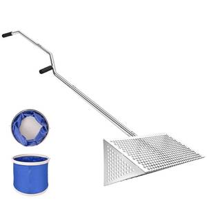 lot 7470 image: Sand Flea Rake for Beach - Premium 304 Stainless Steel Sand Sifter