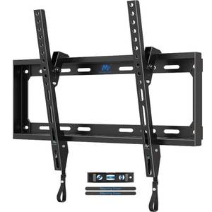 lot 8026 image: Mounting Dream Tilting TV Mounts for Most 26-60 Inch LED, LCD TVs up to VESA 400 x 400mm and 88 LBS Loading Capacity, TV Wall Mount Bracket Fits 8-16 Studs, Quick Lock and Release MD2268-MK
