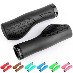 lot 8033 image: GXCROR Bike Grips,Ergonomic Bicycle Handlebars Grips Shock Absorbing Dual-Density Silicone,Universal 22.2mm Fit with 3D Non-Slip Pattern,Scooter Grips