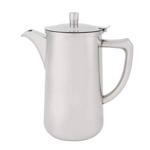 lot 8042 image: Stainless Steel Pitcher, 60.35oz 1.8 Liter Water Pitcher with Handle