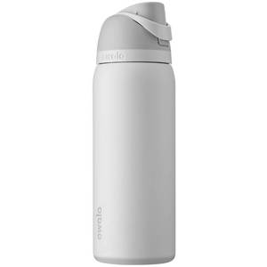 lot 8056 image: Owala FreeSip Stainless Steel Water Bottle 32 oz Shy Marshmallow