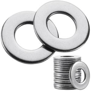 lot 8060 image: ZYUAROM 60 Pcs 38 Stainless Steel Flat Washers, 0.8 OD, 0.06 Thick