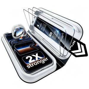 lot 8078 image: ESR 3 Pack for iPhone 17 Pro Screen Protector, Classic