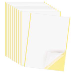 lot 8080 image: ACFELLE 10 Sheets Double Sided Adhesive Tape, A4 Size Clear Arts Craft DIY Strong Sticky Arbitrary Cut Tape for Card Making,Home Decorative Or Office Supplies