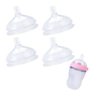 lot 8091 image: 2 Pack Replacement Silicone Nipples Compatible with Comotomo 5oz  8oz Bottle, Fast Flow, 6 Months