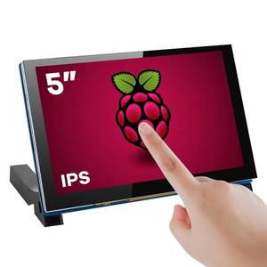 lot 8106 image: Hosyond 5 Inch Touchscreen IPS MIPI DSI Display Compatible with Raspberry Pi 543, 800x480 Pixel Capacitive Screen Driver-Free Interface