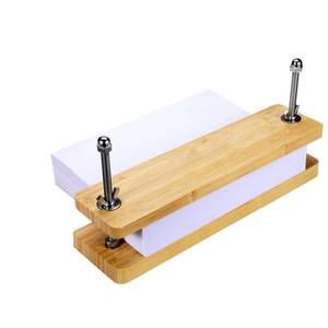lot 8114 image: Sholramo Book Press - Bamboo Wood Bookbinding Press for Craft Enthusiasts - Anti-Slip Mat, Portable & Handmade Book Binding Tool (Book Press)
