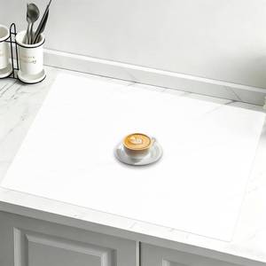 lot 8116 image: 32x24(80cmx60cm) Large Silicone Mat for Kitchen Counter, Non-Slip Heat Resistant Countertop Protector, Waterproof Multipurpose Mat for Kitchen Island, Semitransparent