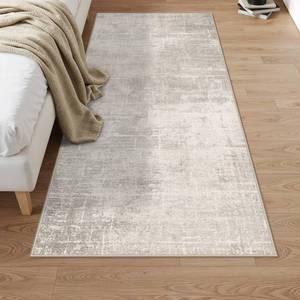 lot 9429 image: 3x6 Washable Hallway Runner Rug Abstract Stain Resistant Bathroom Kitchen Rug Farmhouse Ultra Soft Bedroom Entryway Print Floor Mat Thin Non-Slip Indoor Carpet for Living Room Laudry(3x6,BeigeCream)