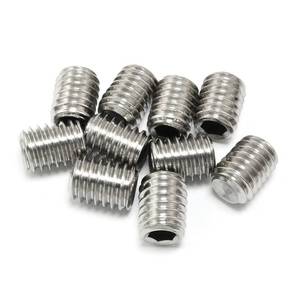 lot 10183 image: Socket Set Screws Pro Bamboo Kitchen 10pcs 38 in-16 X 12 in Set Screw 304 Stainless Steel Full Thread Cup Point Grub Screws Flat Point Hexagon Socket Set Screws