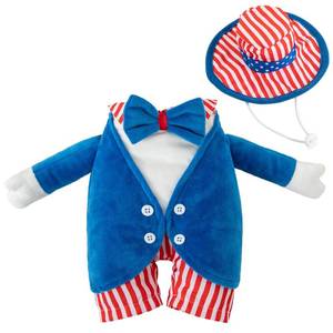 lot 10199 image: 4th of July Pet Costume American Flag Dog Costumes Stars Stripes Dog Costumes for 250th Anniversary Independence Day (S)