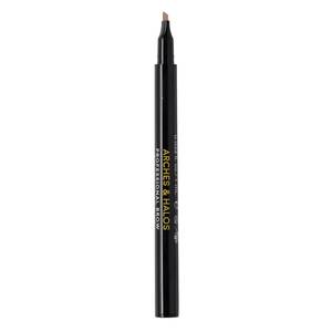 lot 10237 image: Arches & Halos Microblading Brow Shaping Pen - Fuller, More Defined Brow - Long-lasting, Smudge Resistant, Rich Color - Vegan and Cruelty Free Makeup - Warm Brown - 0.033 fl oz