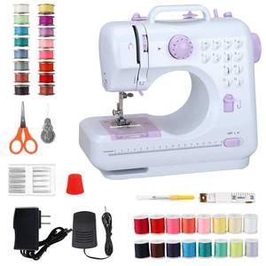 lot 11006 image: Ninonly Mini Sewing Machine with 12 Stitches