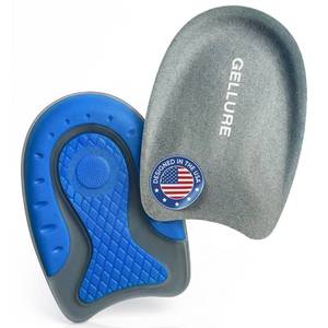 lot 12218 image: Gellure Heel Cups Dual-Zone Shock Absorption 2-Pack