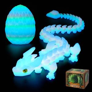 lot 12254 image: SYEFKJSA 3D Printed Dragon Eggs Articulated Fidget Toy