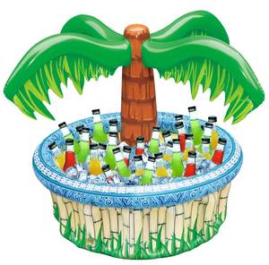 lot 13488 image: JOYIN 28 Inflatable Palm Tree Cooler, Luau Hawaiian Tropical Beach Themed Party Decorations, Blow Up Palm Trees Cooler Outdoor Party Supplies, Kids Adults Birthday Party D�cor