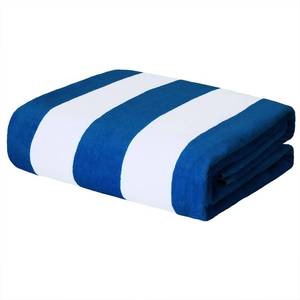 lot 14002 image: Exclusivo Mezcla 100% Cotton Pool Beach Towel, Large Stripe Towel