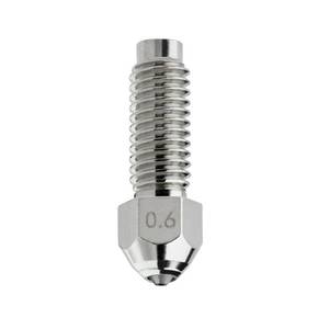 lot 14007 image: DUROZZLE Tungsten Carbide Nozzle 0.6mm for Sovol SV08  T300  SV06 ACE 3D Printer, High Thermal Conductivity Abrasion Resistance, Nickel Plated Copper Body