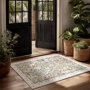 lot 14011 image: Machine Washable Small Rugs for Entryway Door Mat Indoor Entrance 2x3 Throw Rug Non-Slip Low Pile Soft Kitchen Rugs for Front Door Indoor Entrance Entry Bedside Kids Room