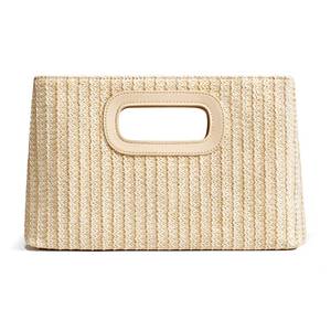 lot 14453 image: Summer Straw Clutch Purses Women Beach Handbags Small Boho Raffia Woven Bag