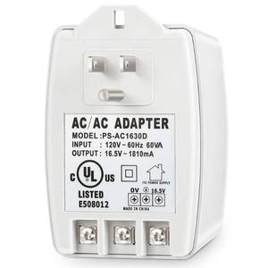 lot 14471 image: 16.5V 30VA Plug in Transformer, 16.5V Doorbell Transformer, 1 Pack
