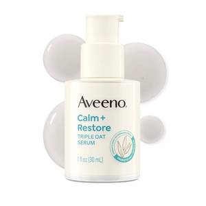 lot 14474 image: Aveeno Calm  Restore Triple Oat Face Serum, 1 fl. oz