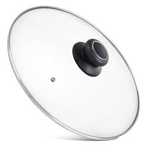 lot 14491 image: 10 Inch Pan Lid - Tempered Glass Lids for Frying Pan, Skillets & Pots