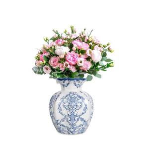 lot 19703 image: Chinoiserie Ceramic Vase,5.9 Inch Blue and White for Flower,Home Decor