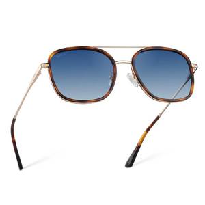 lot 20057 image: WearMe Pro Gia Womens Polarized Sunglasses, Double Bridge Aviator, UV400