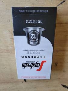 lot 20080 image: Espresso 10 Capsules Intensity 12 Extra Dark Roast Coffee Pods