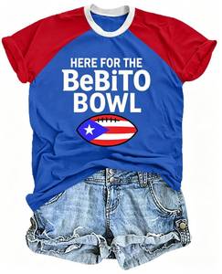 lot 20122 image: Puerto Rico Shirt for Women Puerto Rico Flag Pride Shirts Boricua Puerto Rican T-Shirt Color Block Raglan Tops