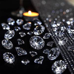 lot 20130 image: DOMESTAR 1000PCS Diamond Decorations, Clear Fake Diamonds Vase Fillers