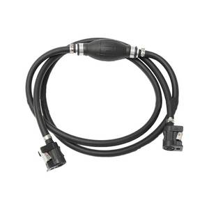 lot 20134 image: 516 (8mm) ID Boat Motor Fuel Line Hose, Universal 6FT Marine Fuel Line Assembly Kit with Primer Bulb Connector Fit for RVs Boats Tractors Caravans Outboard Fuel Line