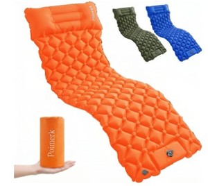 lot 1390 image: Ultralight Camping Sleeping Pad Mat, Compact Air Mattress for Backpacking