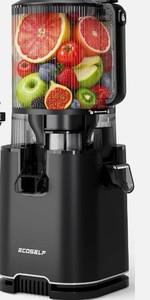 lot 19737 image: ECOSELF J6 Slow Juicer Model AC 120V60 Hz 1000ml Juice Pulp Containers