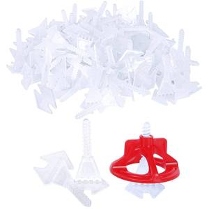 lot 1449 image: Pro-Grade 132 Professional Tile Leveling System Kit 700 Base100 caps for Floor & Precision Gap Control Effortless DIY Install(700 Base100 caps, 132)