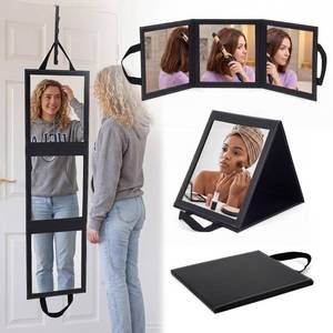 lot 1476 image: Novabright Foldable Full Length Mirror, Door Mirror