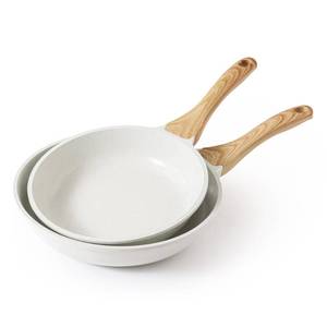 lot 3906 image: SENSARTE Ceramic Nonstick Frying Pan Skillets, White (9.511 Inch)