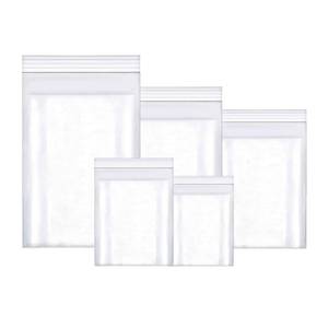 lot 4290 image: newlng 500PCS Small Plastic Bags Resealable Poly Bags 6.3mil Clear Mini Baggies for Packaging Jewelry, Candy,Snacks, Bead, Coins, Crafts, Seeds (5 Assorted Sizes)