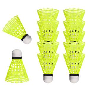 lot 4328 image: ZIYIZE 12 Pack Nylon Badminton Shuttlecocks Badminton Birdie Balls with Great Stability and Durability,Shuttlecock Indoor Outdoor Sports Hight Speed Training