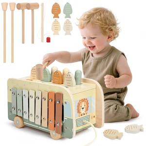 lot 5050 image: Vanplay Montessori Toys for 1 2 Year Old Boy Gifts - Hammering Pounding Toy
